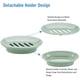 thumbnail image 2 of Paquete de 3 jaboneras de plástico para jabonera, ducha, baño, cocina, color verde brillar Electrónica, 2 of 5