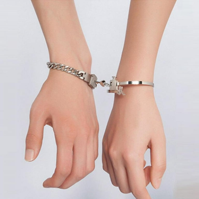Lock key bracelet price sale