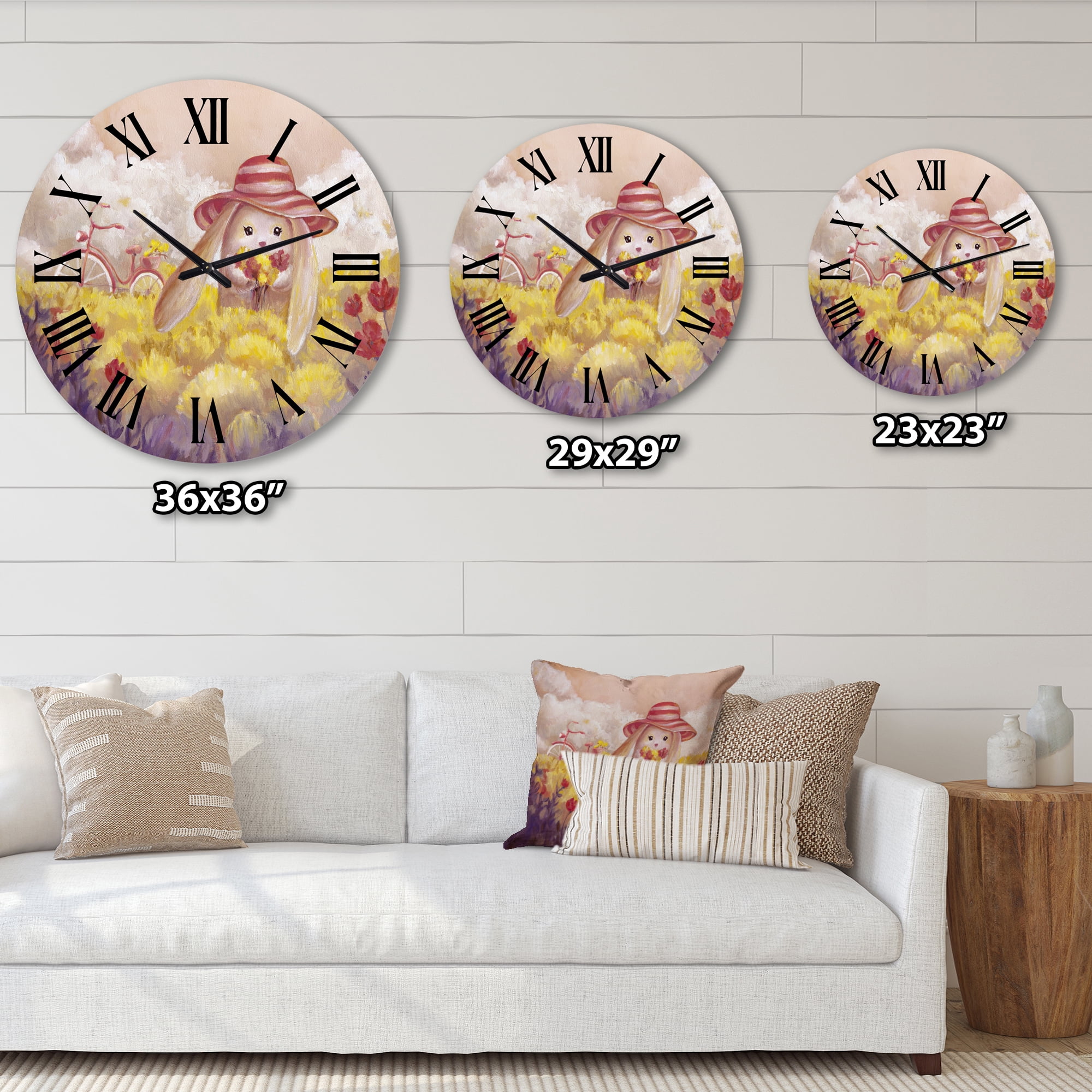 Designart 1 in Traditional Wall Clock