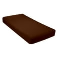 thumbnail image 1 of The Great American Store- 600 TC CottonPack of 12 Fitted Sheet / Bottom Sheet 18 Inch Deep Pocket (Solid Chocolate, Full) - ALL ROUND ELASTIC FOR PERFECT FIT, 1 of 4