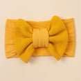 thumbnail image 2 of EnJoCho Toddler Baby Boys Girls Stretch Solid Bowknot Hairband Soft Headband Kids Casual Fashion Headwear Accessories, 2 of 4