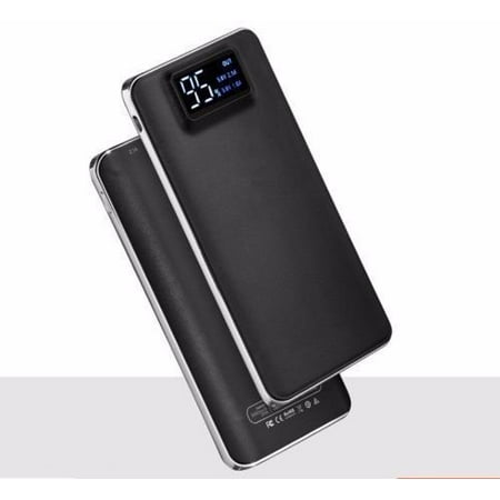 Portable 500000mAh LCD Power Bank External 2 USB Battery Charger For Cell