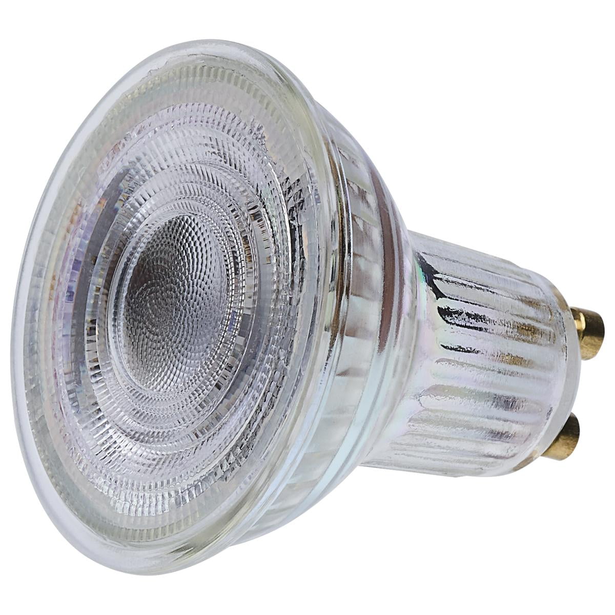 Satco S12374 MR16 LED Flood Light Bulbs 120V 5.5W 4000K GU10 Base Dimmable (12 Pack)