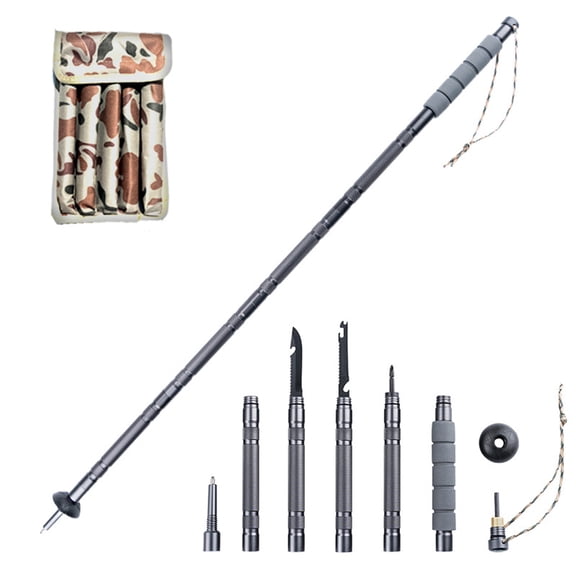 Arcticwind hiking stick,with storage bag,Adjustable lightweight hiking poles for Camping, Hiking & Outdoor Gear