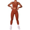 thumbnail image 2 of Leggings con sujetador deportivo, trajes de entrenamiento para mujer, 2 leggings con sujetador de yoga, traje de yoga, diseño de última generación, 2 of 5