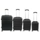 thumbnail image 2 of Set de 4 Maletas de Viaje Travel Elite G (25 kg) M (20 kg) C (10 kg) Carry On (8kg) negro, 2 of 9