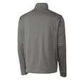 thumbnail image 3 of Men's Cutter & Buck  Gray Tulsa Drillers  Clique Helsa Performance Half-Zip Knit Pullover, 3 of 3