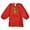 Red, variant on HNMKIU Kids Artist Smock Apron Long Sleeve Protective Painting Wear With Front Pocket For Young Girls Green,2-4 Years