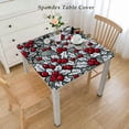thumbnail image 2 of Christmas Tablecloth, Fruit Pattern Seasonal of Peace Theme Print, Dining Room Kitchen Rectangular Table Cover, 2 of 7