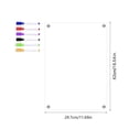 thumbnail image 2 of Acrylic Magnetic Calendar Fridge Calendar Message Board Monthly Weekly Calendar, 2 of 9