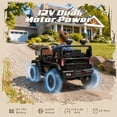 thumbnail image 4 of iYofe 12V Jeep Wrangler Rubicon Electric Car, Powered Ride On Car for Kids Ages 3-5, with Rear Wheel Suspension, Remote, Lights, Music, 4 of 10