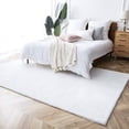 thumbnail image 2 of Alfombra de Piel Artificial de Conejo Ashler Home Deco Blanca 183x274 cm, 2 of 7