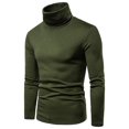 thumbnail image 1 of Meitianfacai - Camiseta térmica de manga larga para hombre, estilo jersey de invierno, camiseta de abrigo (verde militar, talla XXL), 1 of 4