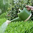 thumbnail image 1 of Regadera de 1 galón con cabezal de aspersor, regadera de plantas con boquilla de tallo largo para casa, interior, planta, exterior, flor decorativa, maceta de jardín moderna (4L, verde), 1 of 5