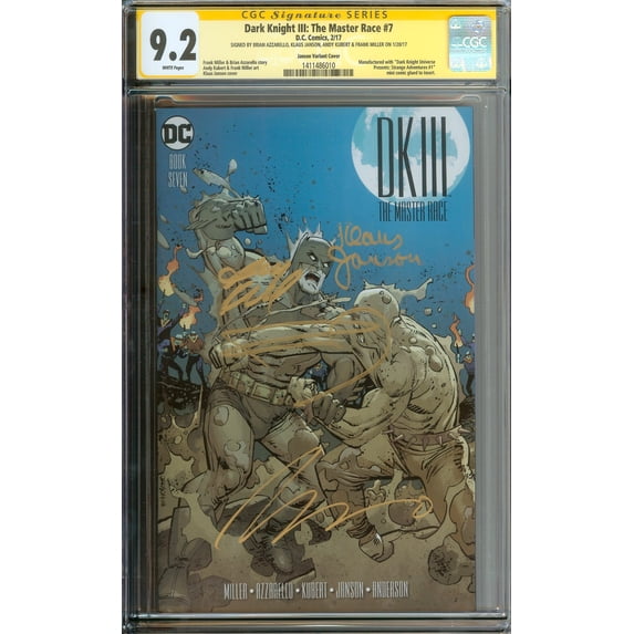 Dark Knight III: The Master Race #7 - CGC 9.2 Comic Book