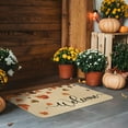 thumbnail image 1 of Fall Door Mat Outdoor Welcome Mats for Front Porch, Farmhouse Thanksgiving Fall Doormat for Outside Entrance, Fall Decor Maple Leaves Floor Mat Non Slip Indoor 17X30 Inch, 1 of 5