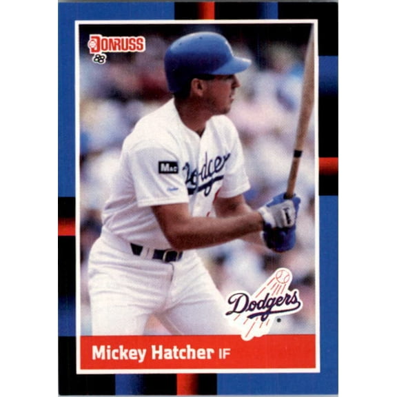 1988 Mickey Hatcher Donruss Baseball Card #299