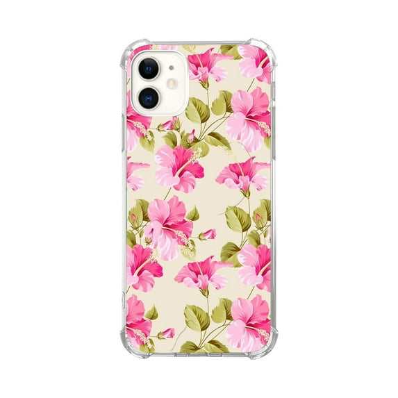 Butterfly Flower Case for iPhone 12 Mini,Aesthetic Colourful Floral Plant Case for Men Women,Unique Soft TPU Bumper Case Cover