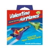 Peaceable Kingdom Paper Airplane Super Fun Valentines Pack - 28 Cards with Envelopes - Easy Fold Paper Airplane Cards - Ages 5+