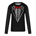 thumbnail image 5 of Penkiiy 3D Photo-Realistic Long Sleeve Suit T-Shirt XS Wine, 5 of 5