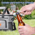 thumbnail image 6 of Insulated Cooler Bag for Men Women, 15L Soft Cooler Bag with Adjustable Shoulder Strap, Leakproof for Work, Camping, Travel, Picnic, 6 of 9