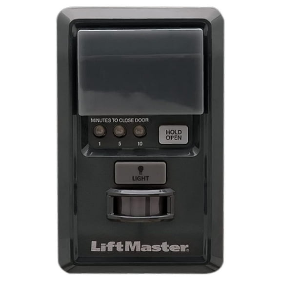 LiftMaster 881LM Control Panel w/TTC - Garage Door Opener - MyQ Compatible - Illuminated Push Button - Adjustable Light Timer - Security 2.0