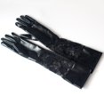 thumbnail image 4 of Guantes de moda de 2 piezas de cuero de imitación Yuyangstore largos de encaje para baile de disfraces, 4 of 8
