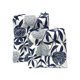 thumbnail image 1 of Paquete de 2 cojines para silla de interior, exterior, jardín, patio, hogar, cocina, oficina, 43 x 43 cm/43 x 53 cm, color azul y verde, 1 of 6