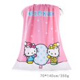 thumbnail image 1 of Toalla de algodón de Hello Kitty, Toalla de baño de dibujos animados Sanrio, toalla de cara súper suave para niños, baño en casa, lavado de manos y cara, 1 of 4