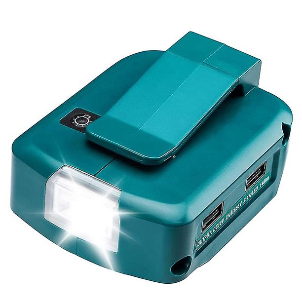 Para Adp068 14.4v/18v - Fuente de adaptador Baterías Charr con puertos USB duales