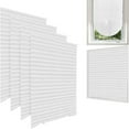 WEISIPU 1PC Self Adhesive Pleated Blind Drapes Window Covers Temporary