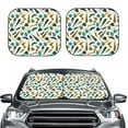 thumbnail image 2 of Goofa Fathers day Pattern 2 Piece Car Windshield Sun Shade Foldable | Front Windshield Shade for Sun, Heat and UV Rays | Sunshade for Car Front Window-Medium, 2 of 7