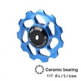 thumbnail image 4 of 2PCS MTB Bike 11T Aluminum Ceramic Bearing Jockey Wheel Rear Derailleur Pulley USA, 4 of 12