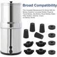 thumbnail image 2 of xianyou-Replacement Kit for Berkey Water Filter- Compatible with Berkey Gravity Water Filters & Black Carbon Filters, Water Filter Hole Blocking Plugs Parts- 4 Set Wing Nuts, Washers & Silicone Block, 2 of 4
