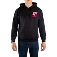thumbnail image 1 of Nintendo Kirby Mens Black Hoodie Sweater (Small), 1 of 3