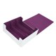 thumbnail image 2 of Caja para baraja de cartas coleccionables, caja para cartas de juego, álbum de cartas coleccionables para cartas deportivas Blanco Púrpura, 2 of 9