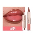 thumbnail image 1 of Barra de labios, delineador de labios, brillo labial, doble punta, maquillaje 2 en 1, mate, delineador de labios con espejo, brillo labial, glaseado labial, 2,5 ml por barra de labios, 1 of 5