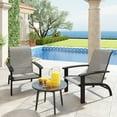 thumbnail image 2 of Outsunny 2 Pieces Adirondack Chairs Aluminum Muskoka Chairs with Mesh Seat, 2 of 10