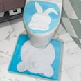 thumbnail image 2 of Dalrosia Easter Bunny Bathroom Rugs Sets with Toilet Lid Cover Non Slip Soft Washable Bath Rugs and Mats Set, 2 of 8