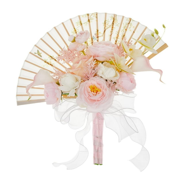 Ramo de novia, ramo de baile, ramo de flores de dama de honor creativas para el día de San Valentín Rosa