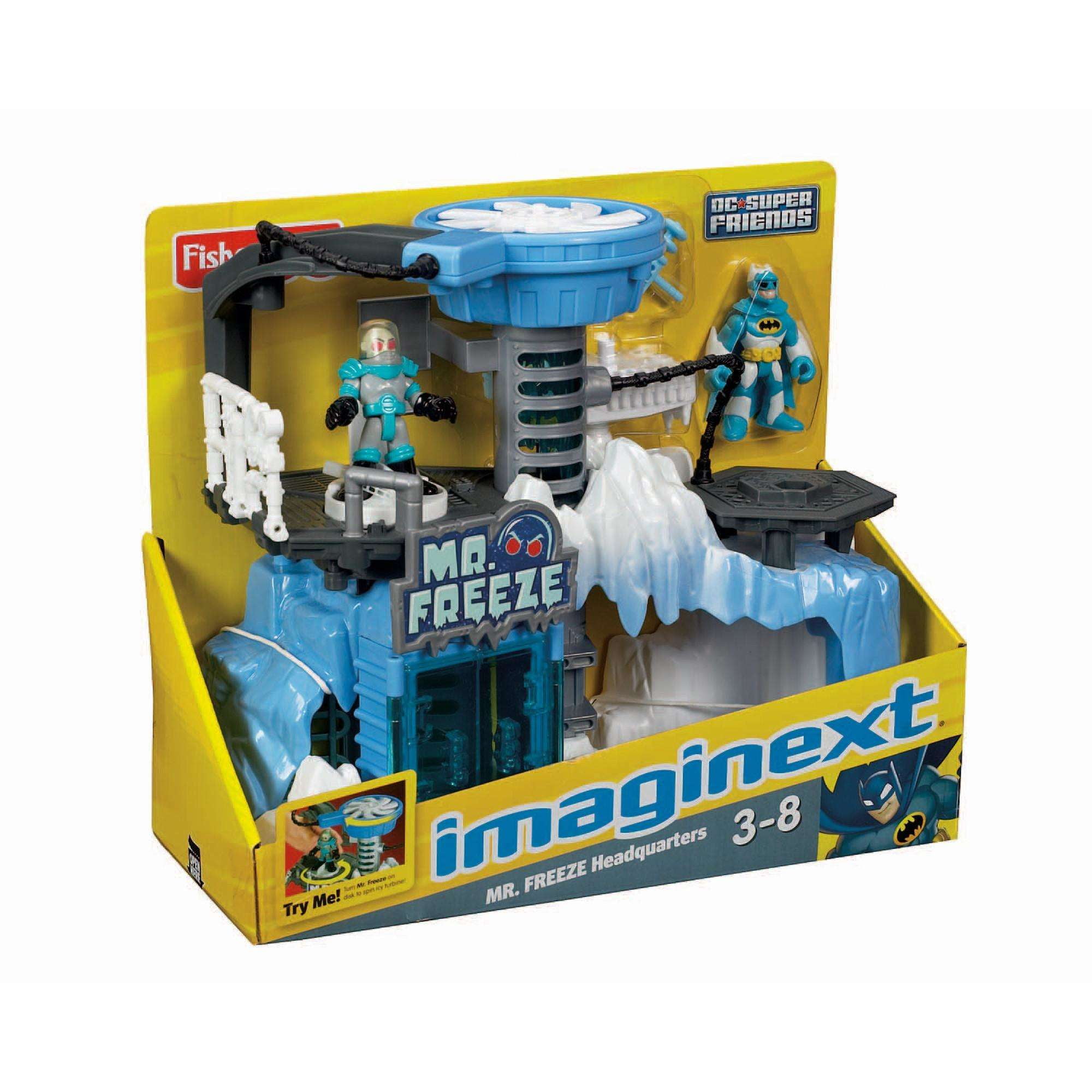 imaginext mr freeze headquarters