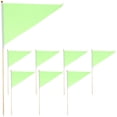 thumbnail image 1 of SHISUYAN 8Pcs Lawn Marking Flags Bright Color Landscape Flags Construction Marker Flags, 1 of 8