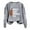 *Grey, variant on BODOAO Game Day Sweatshirts Women Football Sweatshirt Football Rugby T-Shirts Casual Game Day Fan Pullover Top Funny Football Shirts for Women Football Mom Sweatshirt Crewneck Sweatshirt Black L