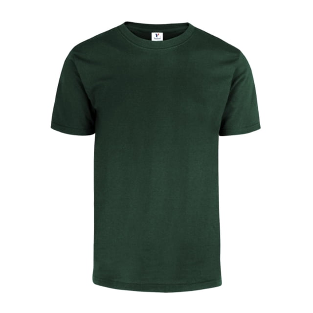 Playera Peso Completo para Caballero, Color Verde Bosque, Tamaño Extra Grande Yazbek C0300