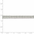 thumbnail image 4 of Sterling Silver 6.4mm Polished Domed Curb Chain (Weight: 40.88 Grams, Length: 18 Inches), 4 of 4
