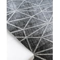 thumbnail image 6 of Rugs.com Lattice Trellis Collection Rug – 3' x 5' Gray Low-Pile Rug Perfect For Living Rooms, Large Dining Rooms, Open Floorplans, 6 of 9