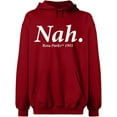 thumbnail image 2 of OXI Hoodie Sweatshirt - Nah Rosa Parks TM 1995, Basic Casual Hoodie for Men's and Women Fleece Hoodie Long Sleeve - Antiquee Cherry Small, 2 of 3
