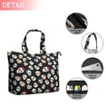 thumbnail image 2 of Black Cartoon Skull Pattern Travel Tote Bags for Women Carry On,Large Weekender Bags for Women Travel,Multi Functional Duffle Bag for Work,Shopping,Sports, 2 of 5