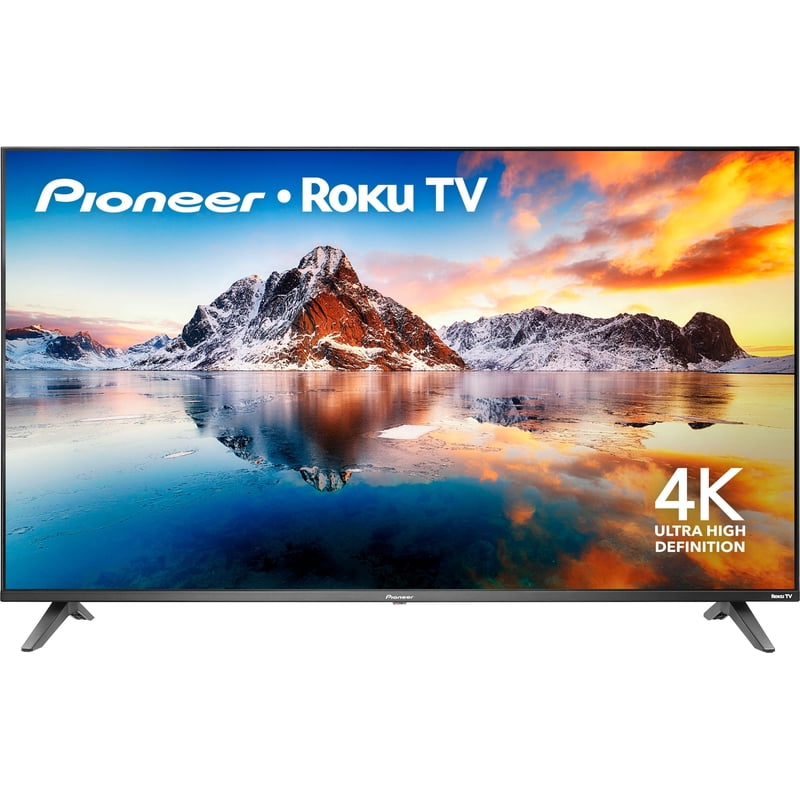 Pioneer 50" Class LED 4K UHD Smart Roku TV color options
