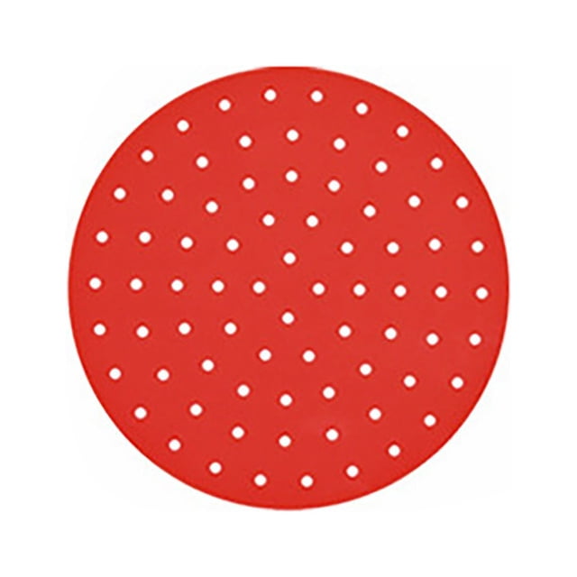 Tapis d'Isolation Rond Carré avec Trous Antiadhésif pour Friteuse à Air Chaud de Qualité Alimentaire Plateau pour Friteuse à Air pour Four Grand Plateau pour Friteuse à Air pour Four
